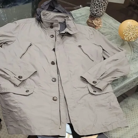 GEOX RESPIRA TAUPE COLOR FALL JACKET - Picture 2 of 10